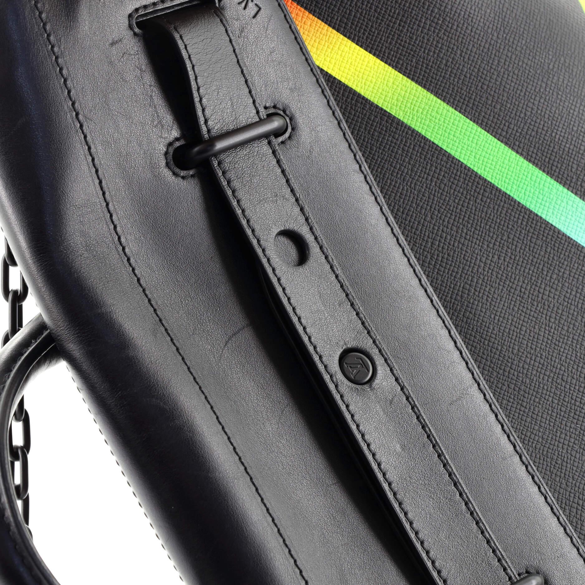 Louis Vuitton Steamer Bag Rainbow Taiga Leather PM 2