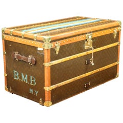 Louis Vuitton Steamer Monogram Trunk, circa 1926-1942