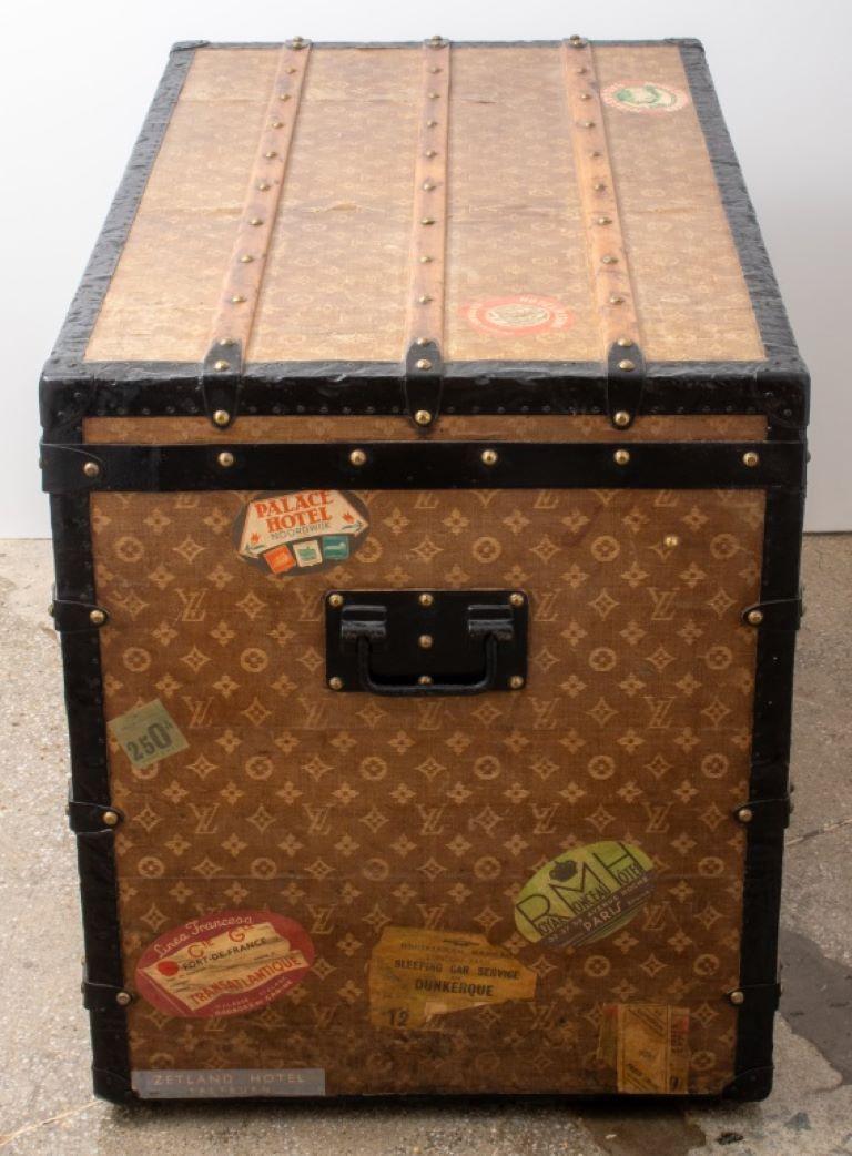 French Louis Vuitton Steamer Trunk, Early 20th C. For Sale