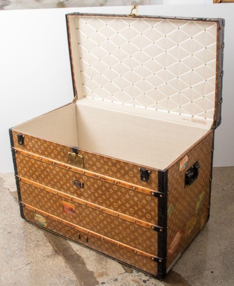 Louis Vuitton Steamer Trunk, Early 20th C. For Sale 2