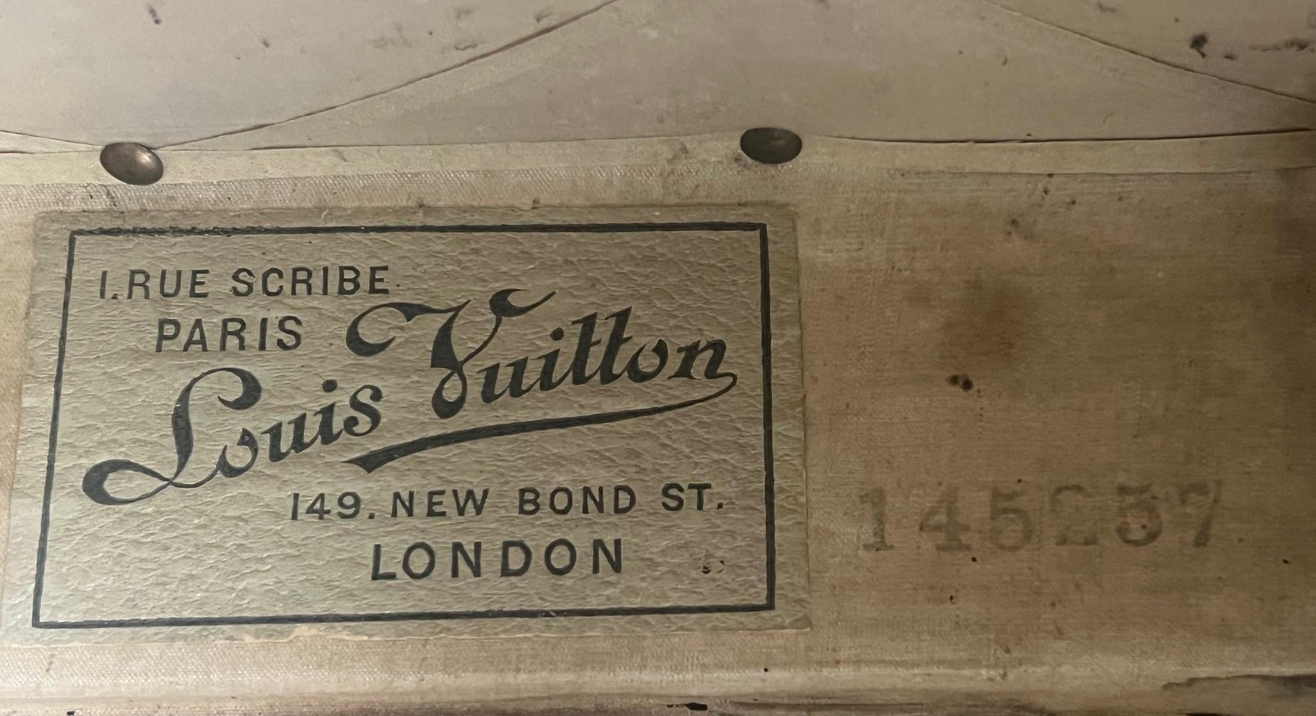 Louis Vuitton Steamer Trunk in Monogram Canvas, France, c. 1920's 4