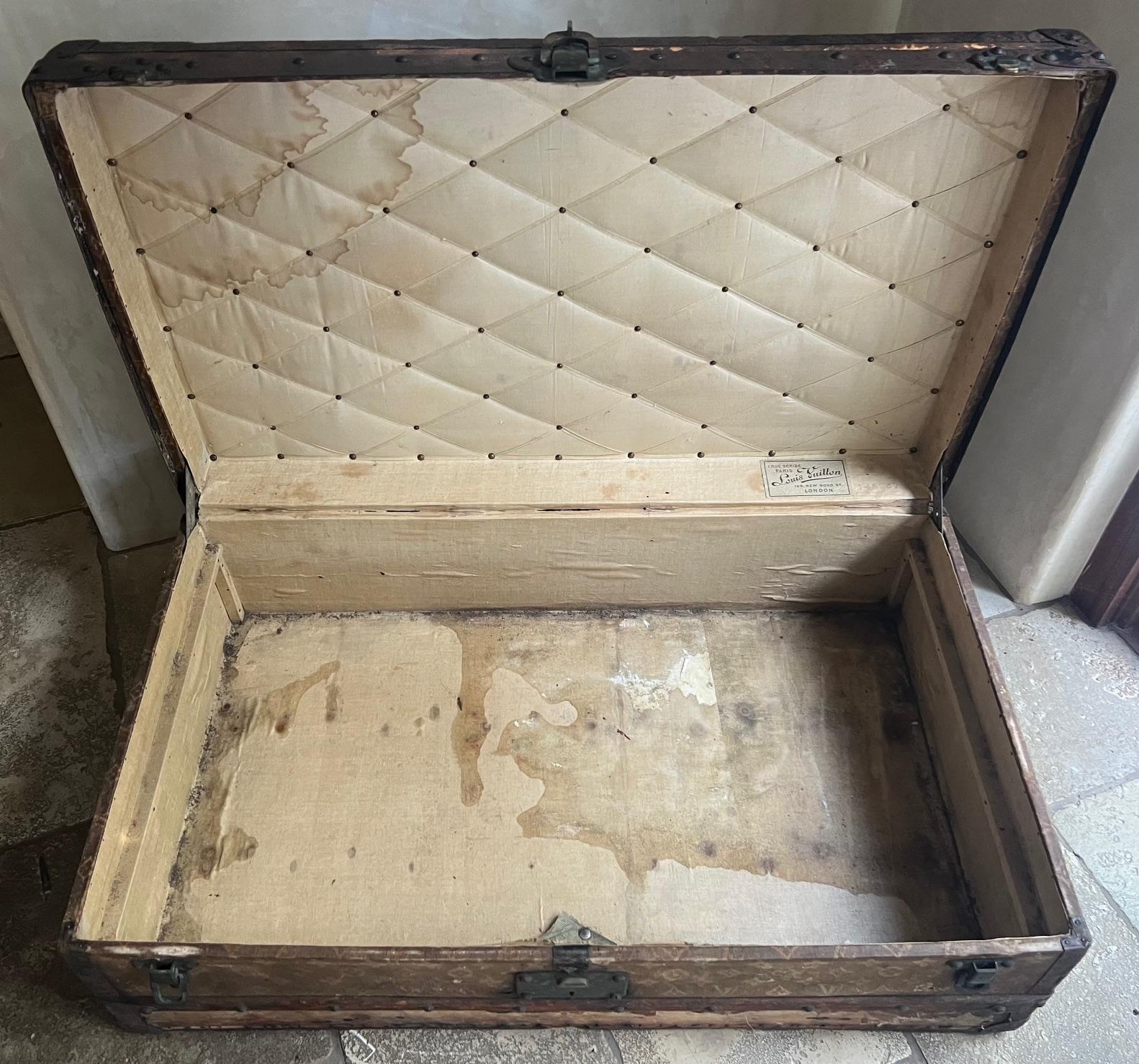 Louis Vuitton Steamer Trunk in Monogram Canvas, France, c. 1920's 10