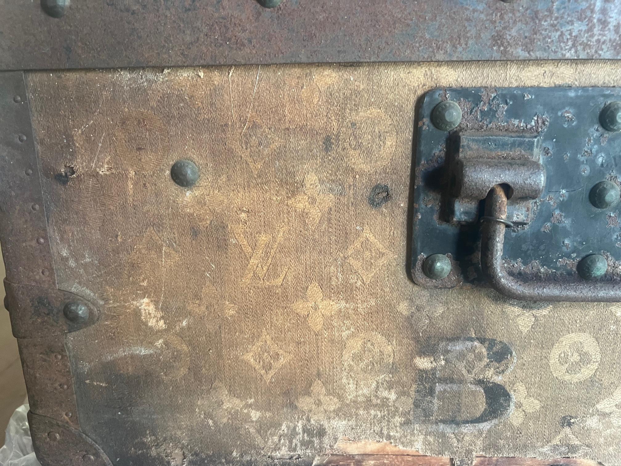 Louis Vuitton Steamer Trunk in Monogram Canvas, France, c. 1920's 1