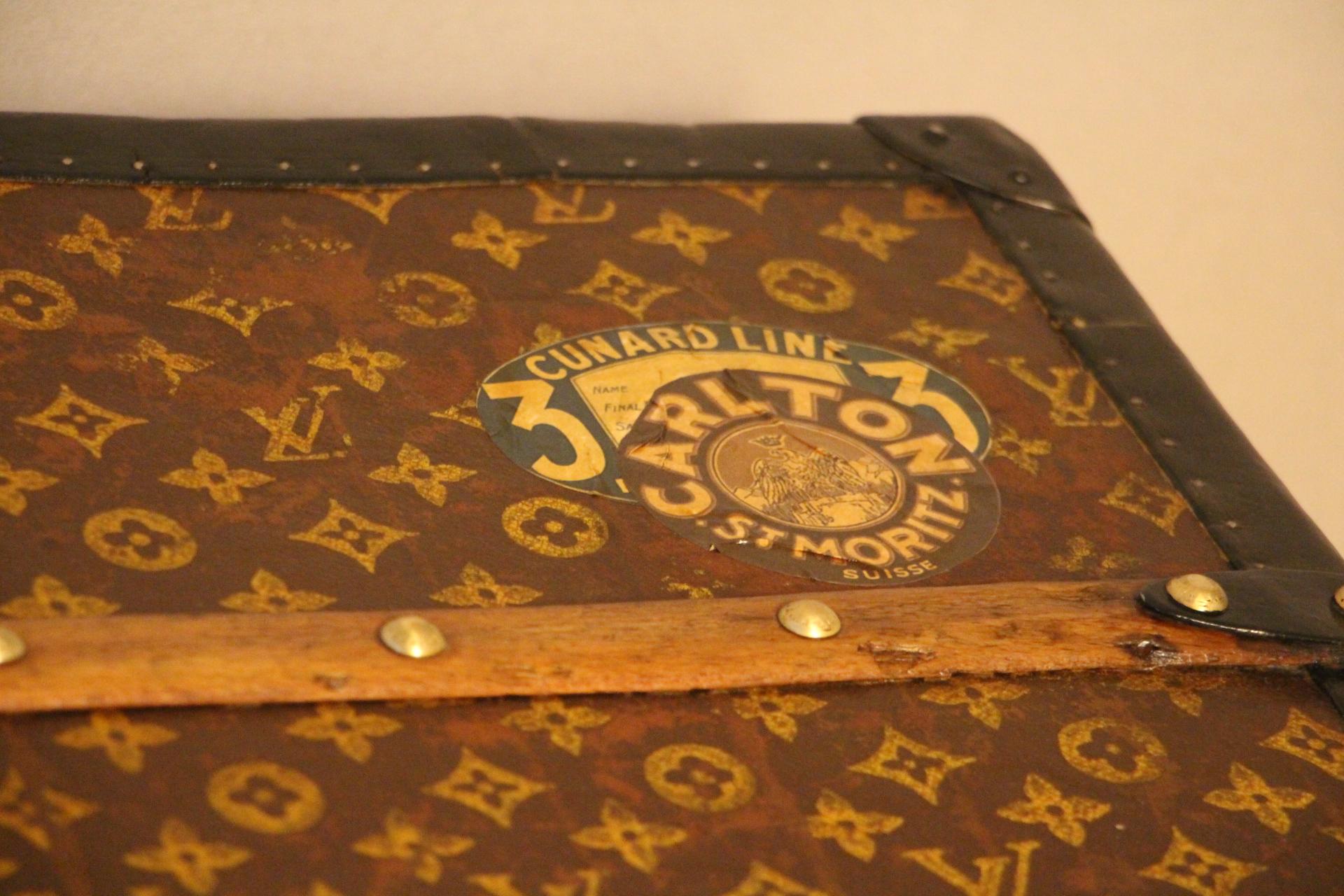 Louis Vuitton Steamer Trunk:: Louis Vuitton Cube Trunk:: Louis Vuitton Trunk (Leinwand)