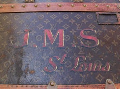 Louis Vuitton-Dampfer mit JMS-Initialen und roten Streifen