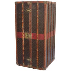 Louis Vuitton Steamer with JMS initials and Red Stripe
