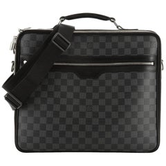 Louis Vuitton Steeve Briefcase Damier Graphite