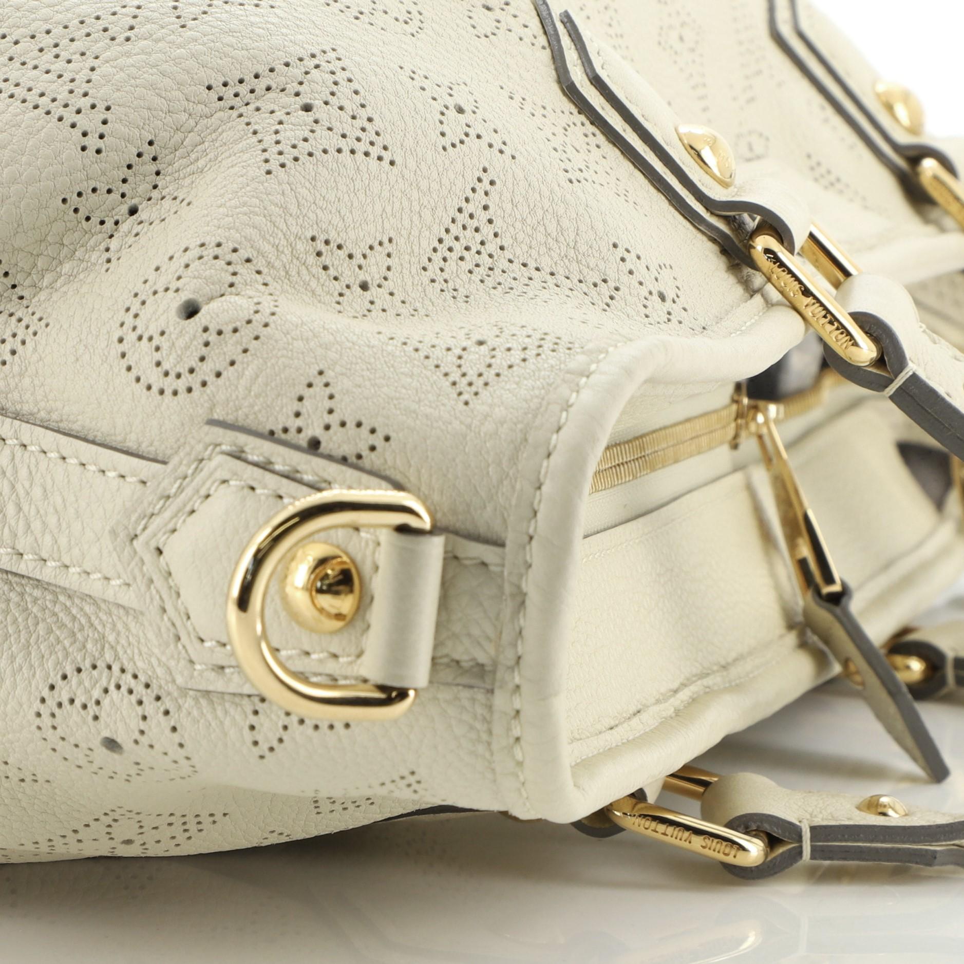  Louis Vuitton Stellar Handbag Mahina Leather PM In Good Condition In NY, NY
