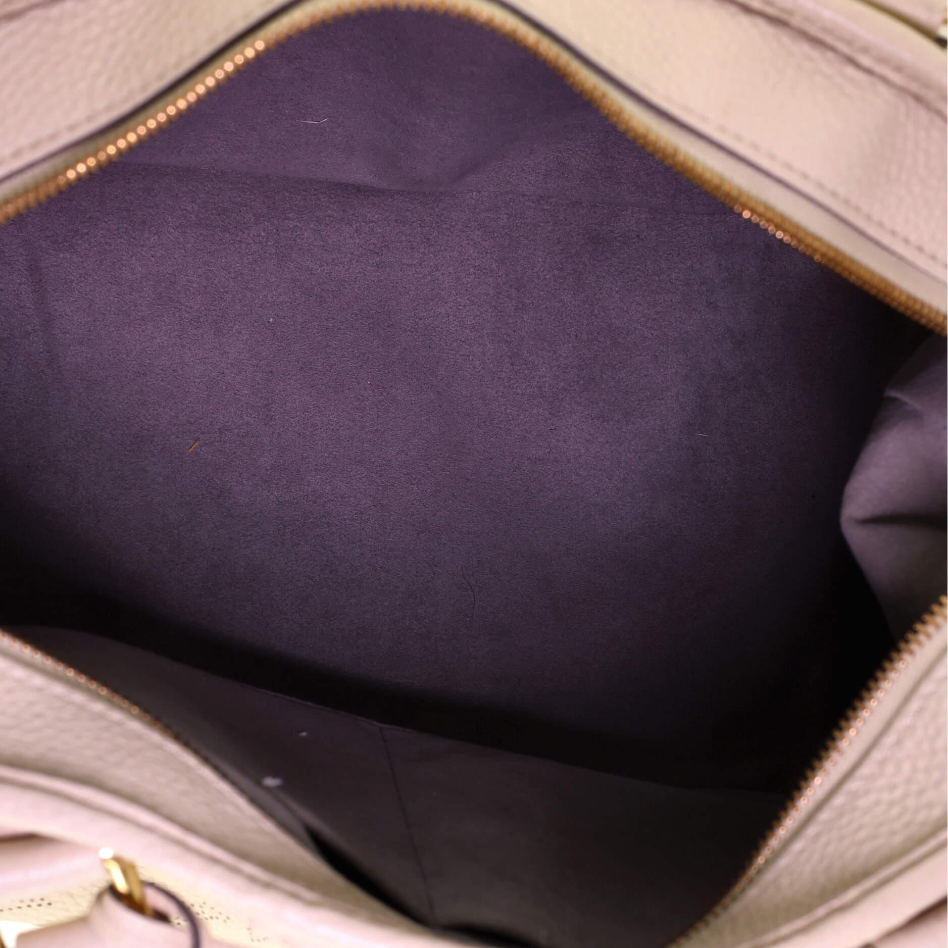 Louis Vuitton : Stellar Handbag Mahina Leather PM In Good Condition In NY, NY