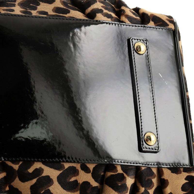 Women's or Men's Louis Vuitton Stephen Handbag Monogram Canvas and Leopard Pony Hair