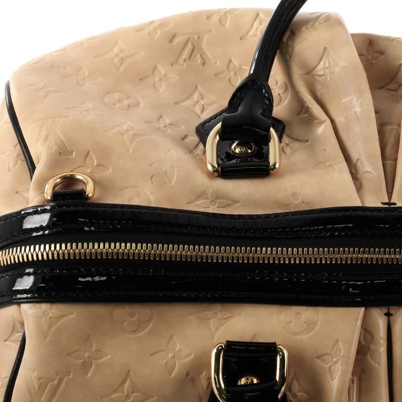 Louis Vuitton Stephen Handbag Monogram Embossed Leather 1