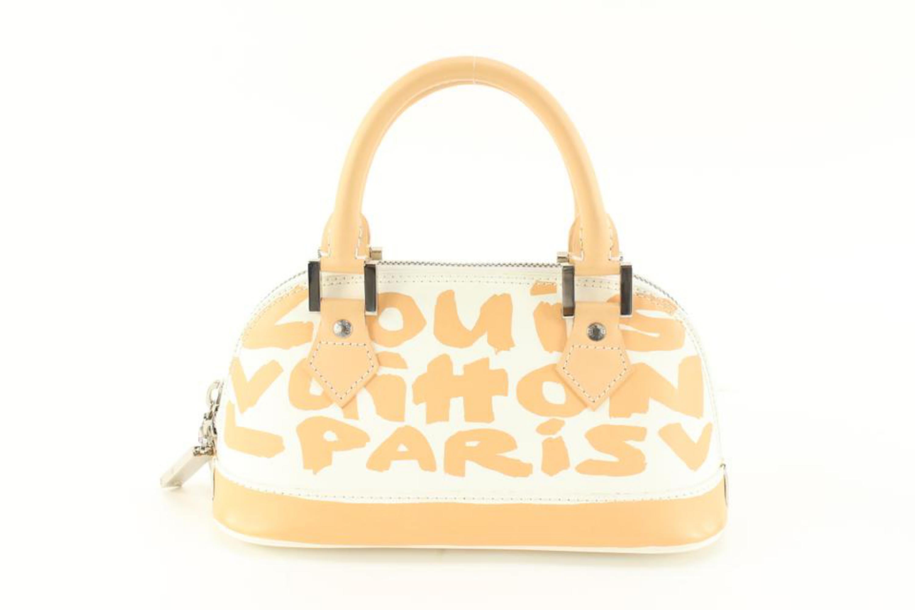 Louis Vuitton Stephen Sprouse Beige Graffiti Alma Horizontal Short 90lk615s 4