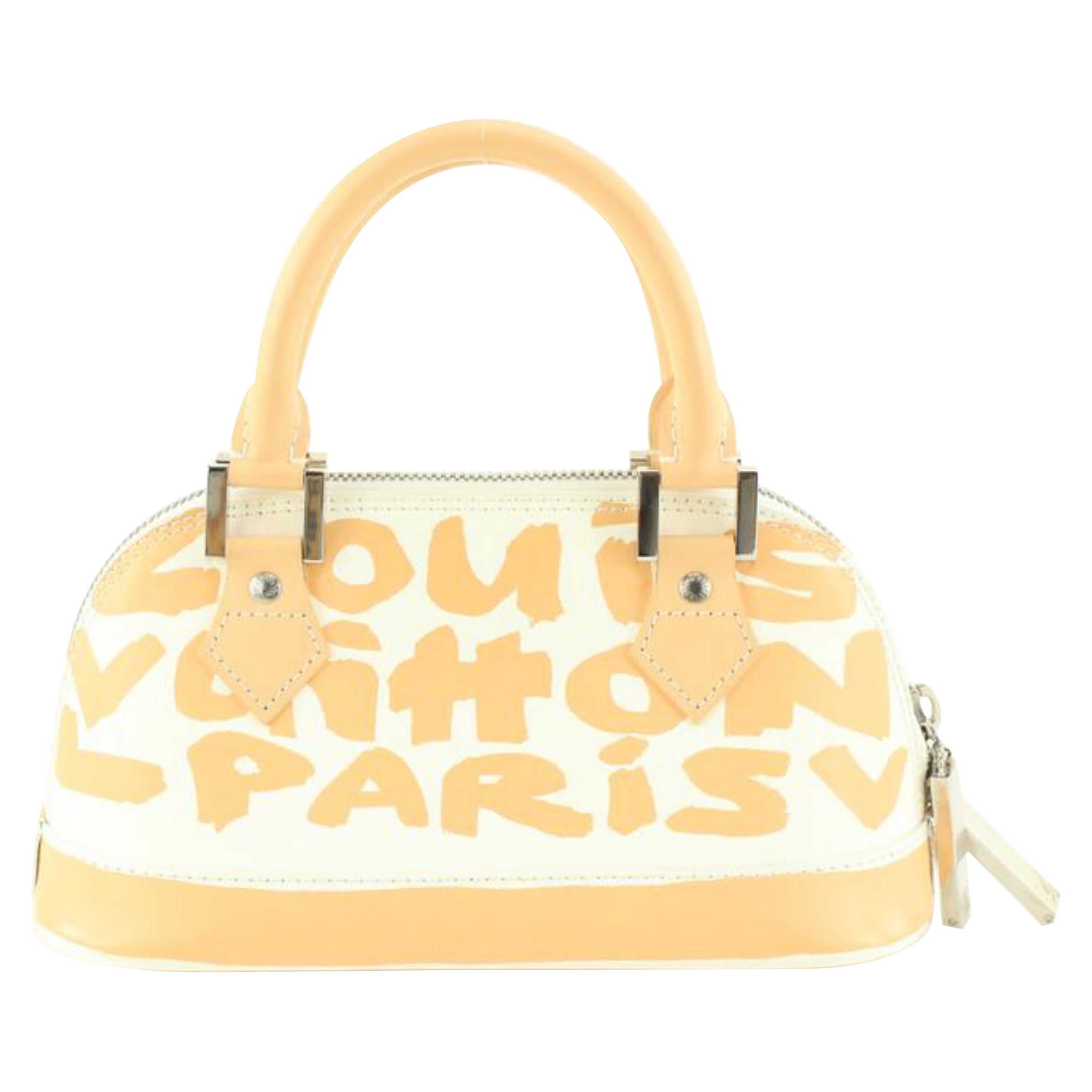 Louis Vuitton Stephen Sprouse Beige Graffiti Alma Horizontal Short 90lk615s