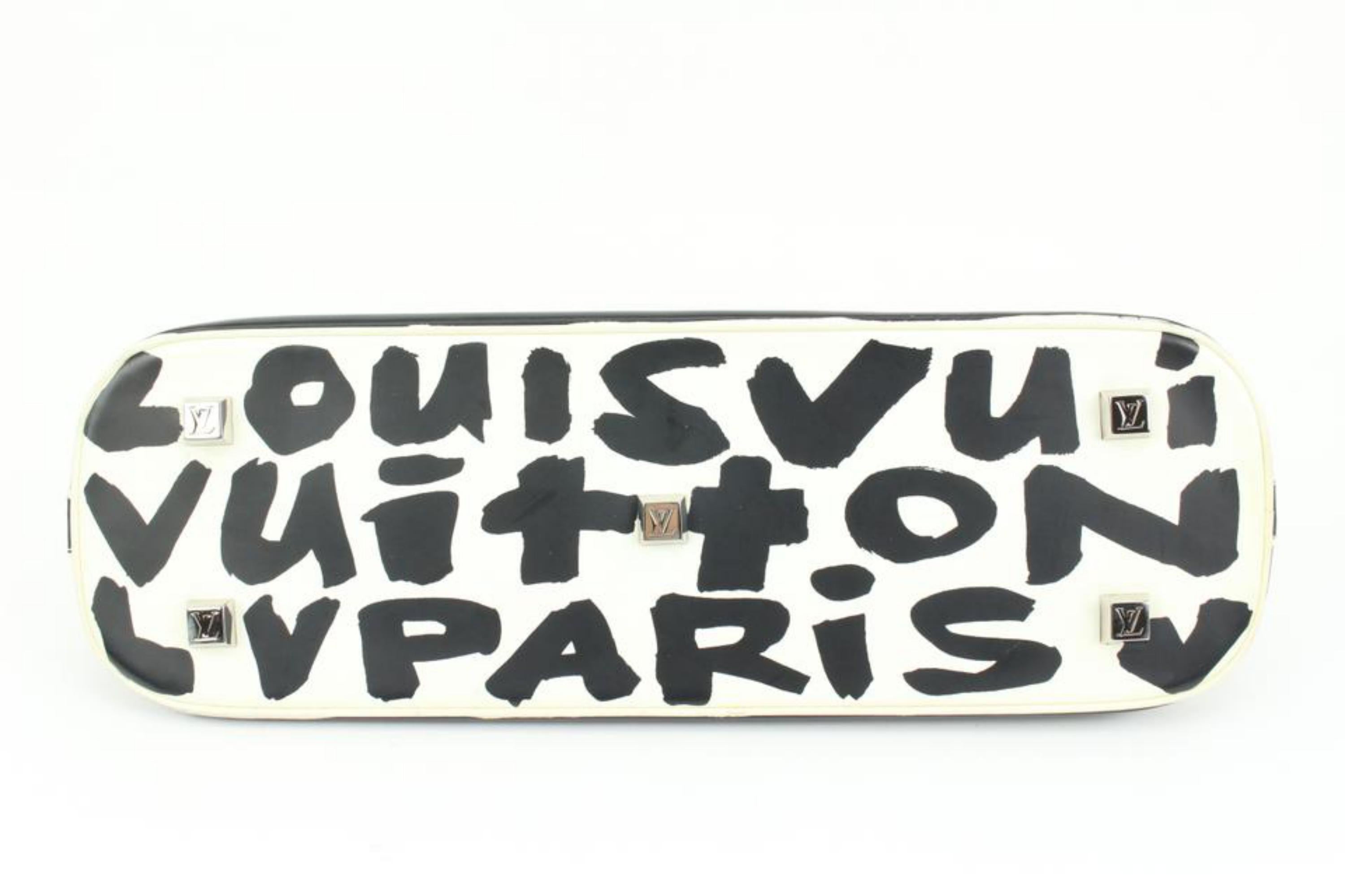 Louis Vuitton  Stephen Sprouse Black Graffiti Alma Long Horizontal 7lk412s For Sale 6