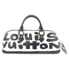 Louis Vuitton  Stephen Sprouse Schwarz Graffiti Alma Lange horizontale 7lk412s