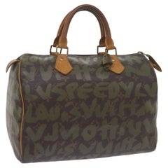 Louis Vuitton Stephen Sprouse Borsa Speedy 30 Graffiti Verde Pelle