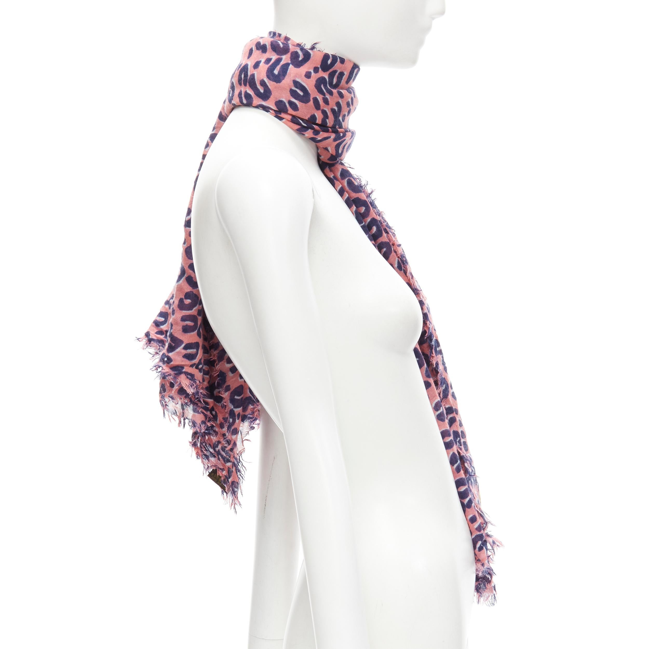 louis vuitton leopard stole