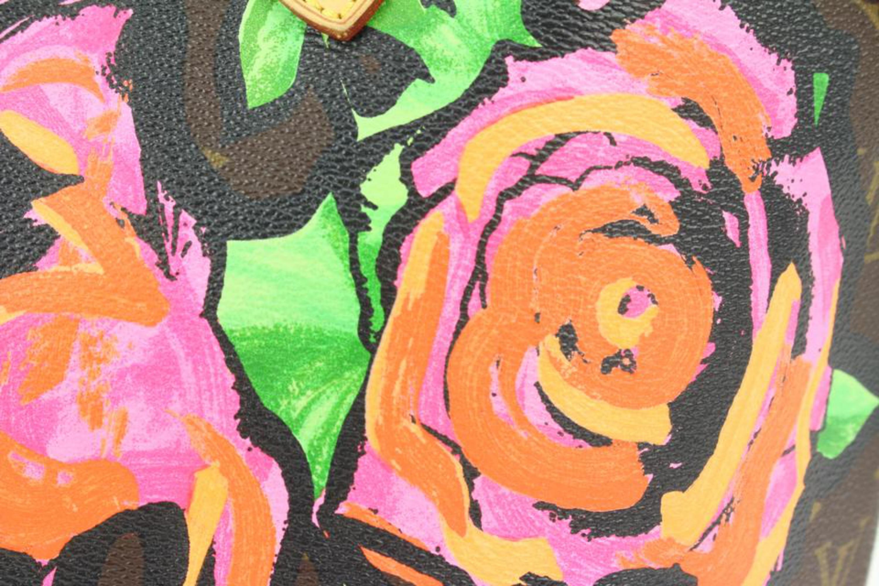 Women's Louis Vuitton Stephen Sprouse Graffiti Monogram Roses Neverfull MM Tote 9lk310s