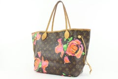 Louis Vuitton Stephen Sprouse Graffiti Roses Neverfull MM Tote Bag 61lvs423