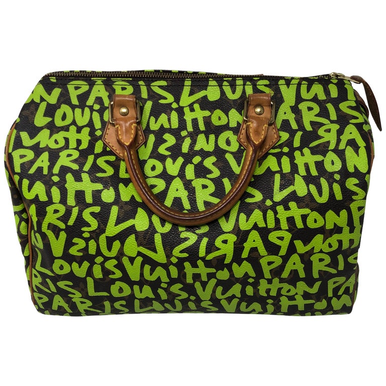 Louis Vuitton Louis Vuitton Stephen Sprouse Green Neon Graffiti