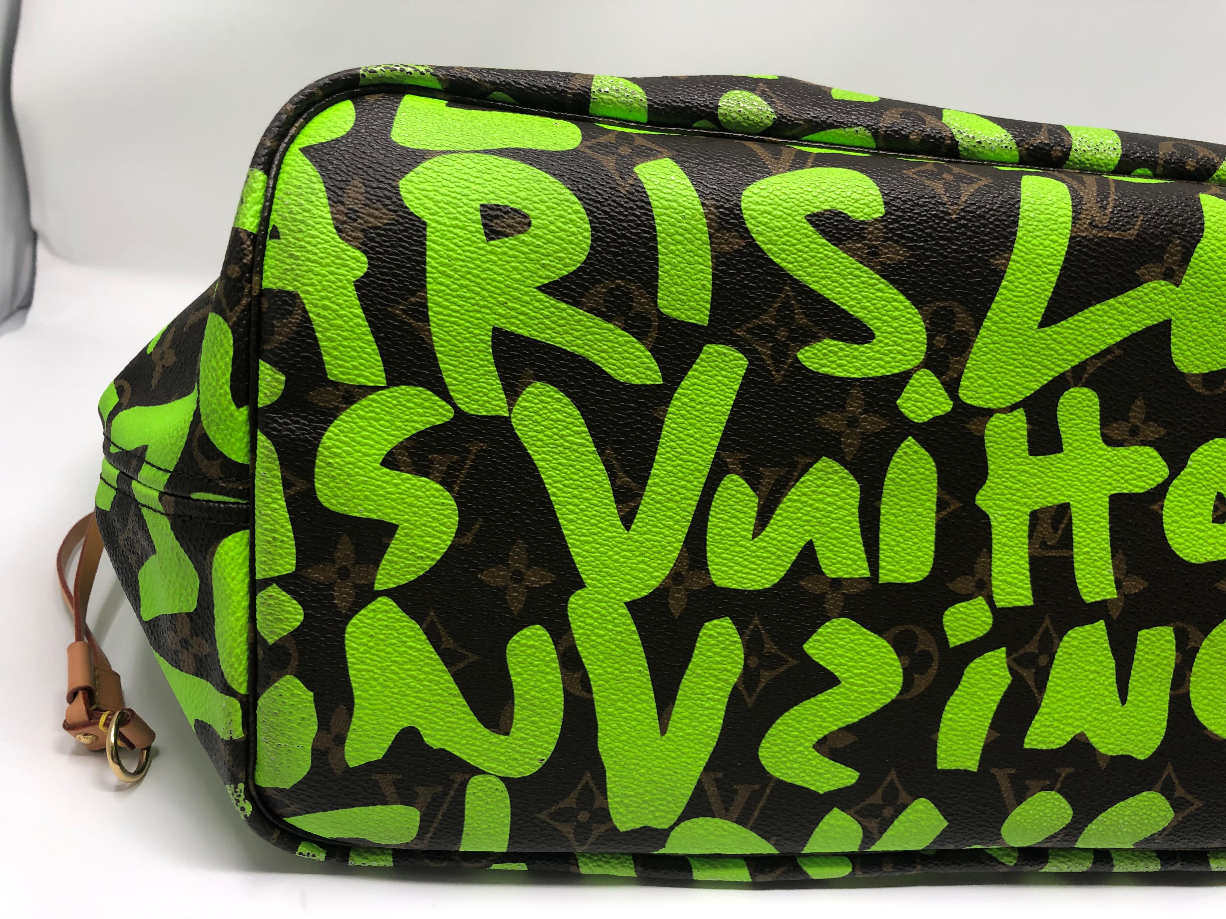 Louis Vuitton Stephen Sprouse Green Graffiti GM 3