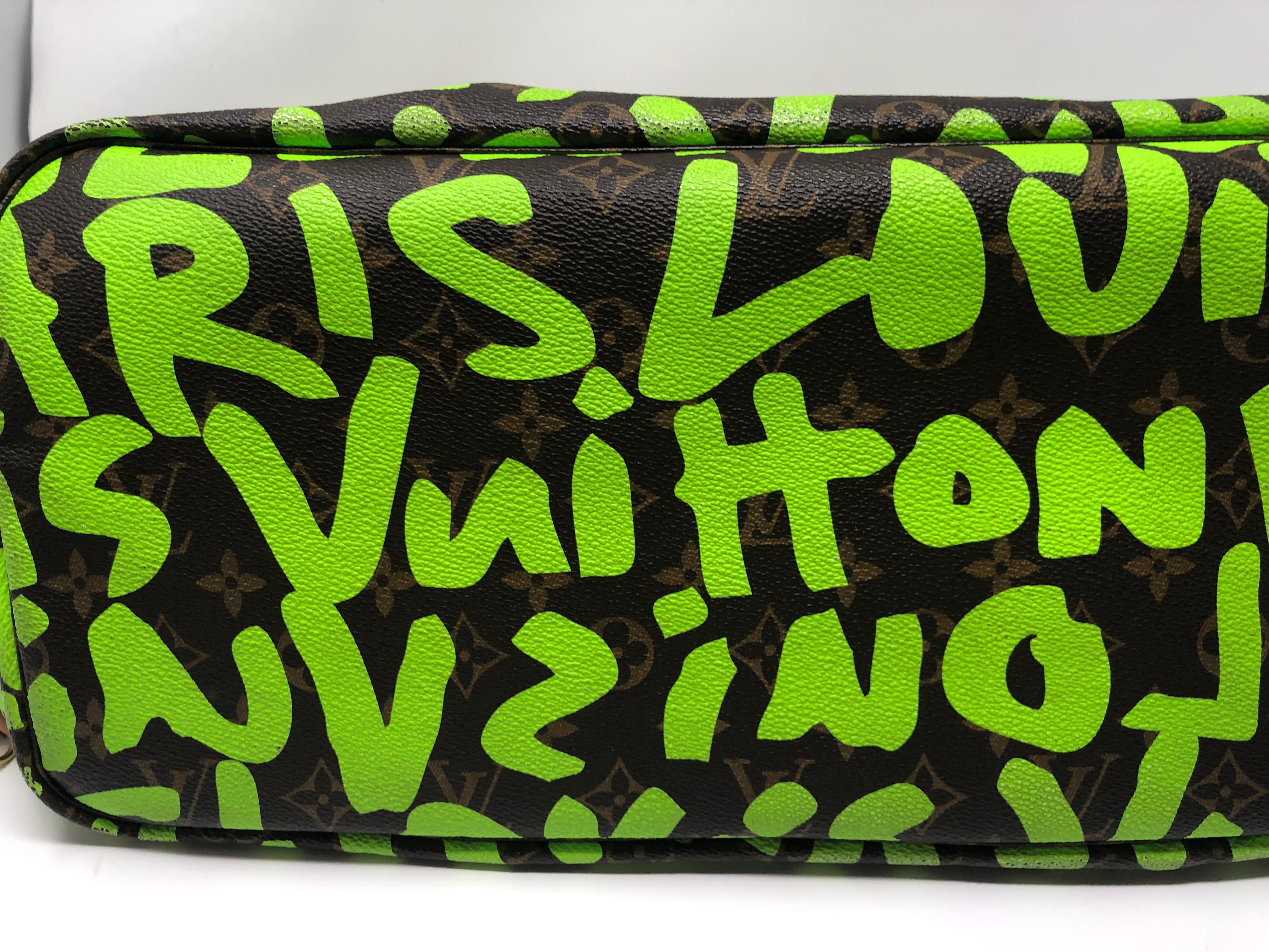 Louis Vuitton Stephen Sprouse Green Graffiti GM 4
