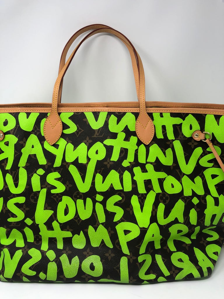 Louis Vuitton Stephen Sprouse Green Graffiti GM at 1stDibs