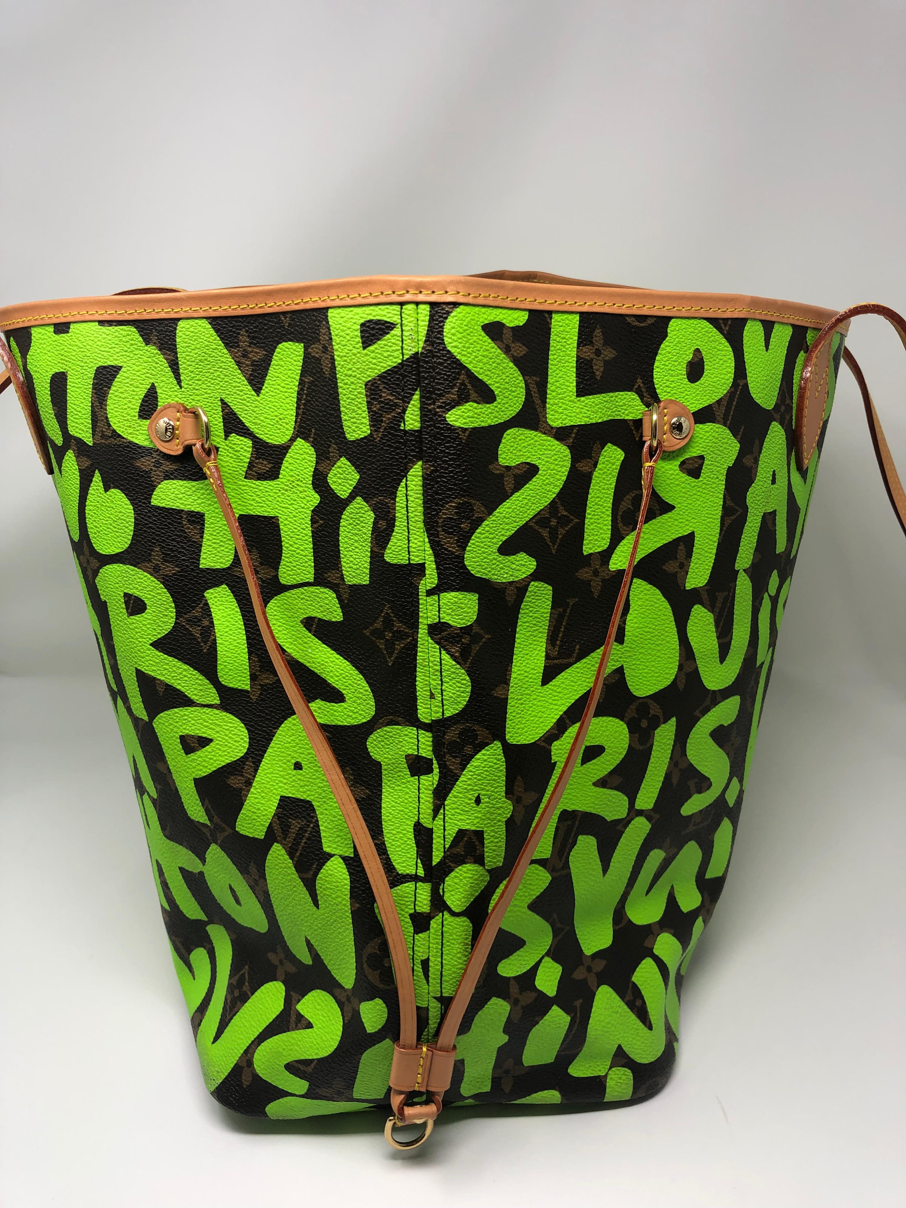 Women's or Men's Louis Vuitton Stephen Sprouse Green Graffiti GM