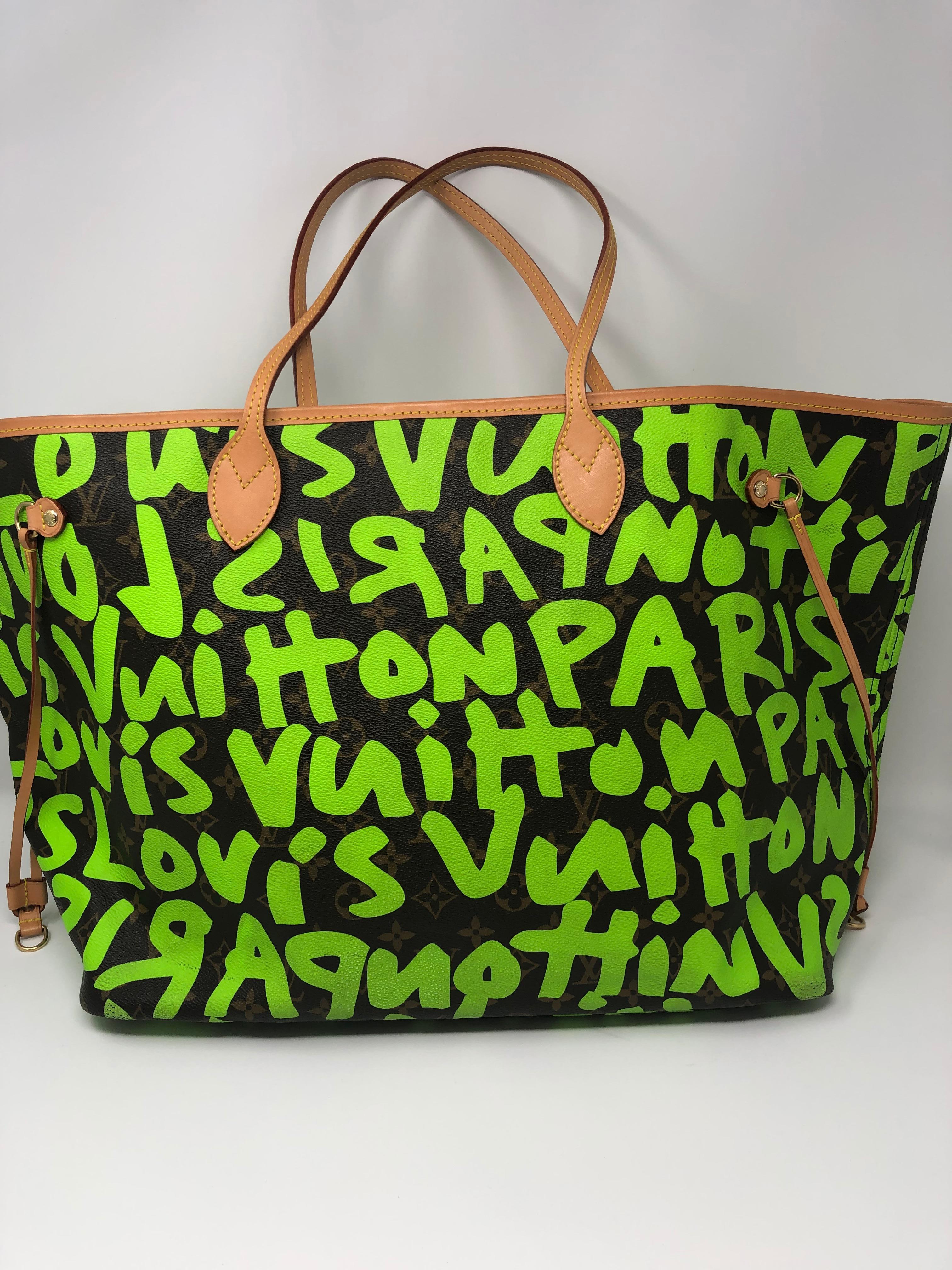 Louis Vuitton Stephen Sprouse Green Graffiti GM 1