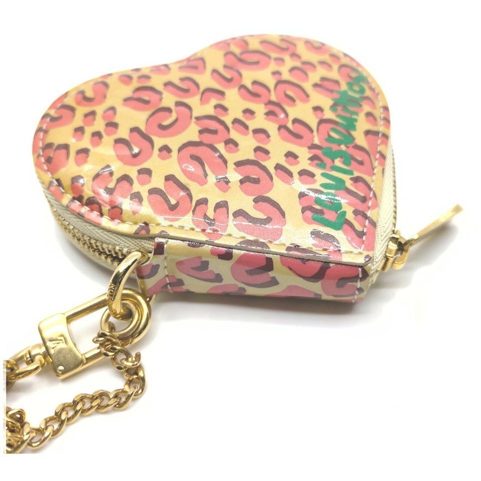 louis vuitton coin purse heart