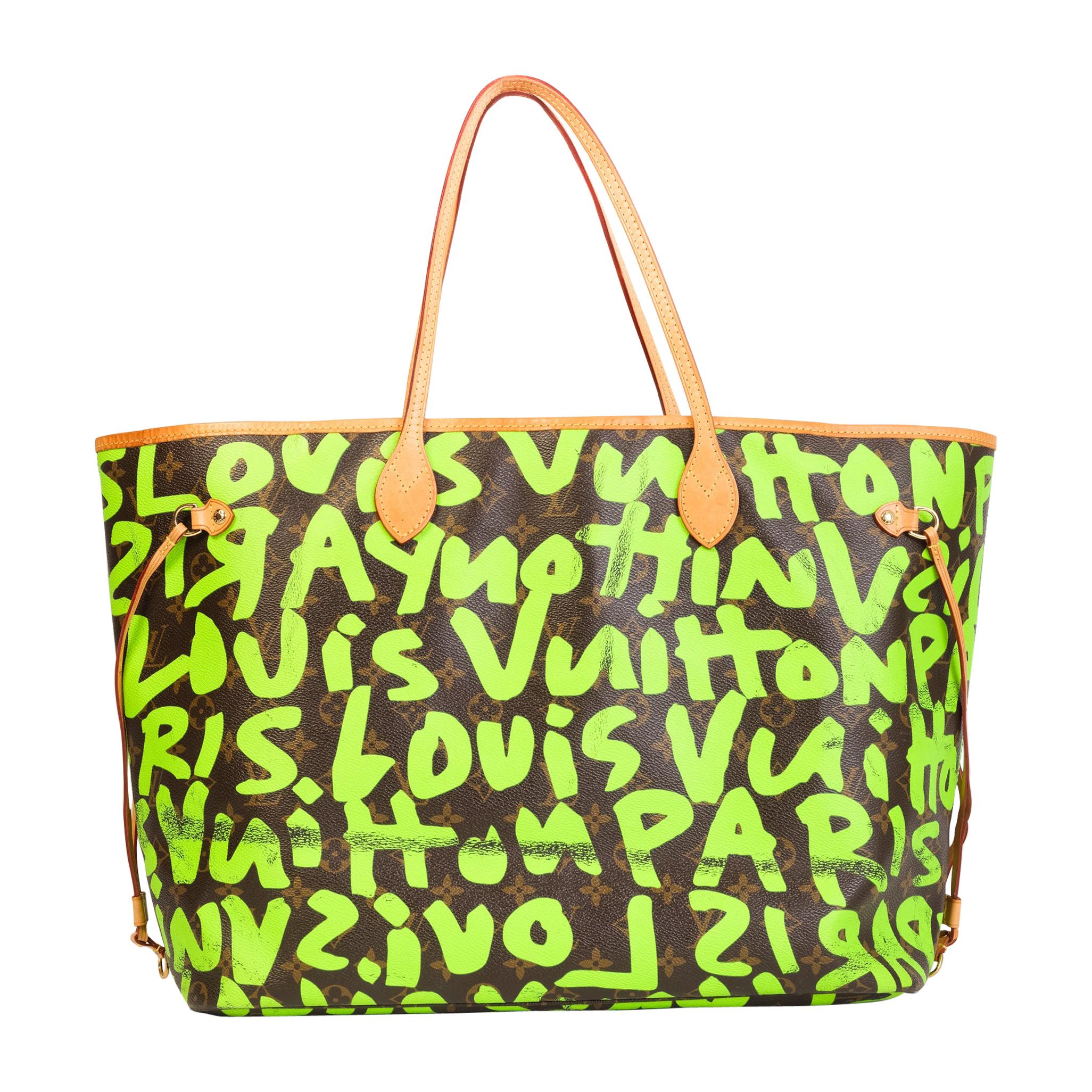 Louis Vuitton Stephen Sprouse Limited Edition Monogram Graffiti Newfull GM Tote 