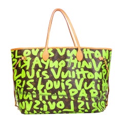 New in Box Louis Vuitton Black Logo On the Go GM Tote Bag at 1stDibs