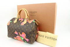 Louis Vuitton Stephen Sprouse Monogram Graffiti Roses Speedy 30 93lz419s