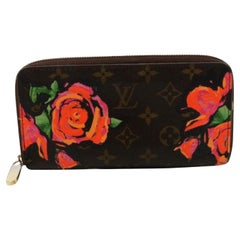Louis Vuitton Stephen Sprouse Monogram Roses Zippy Wallet Zip Around Flowers