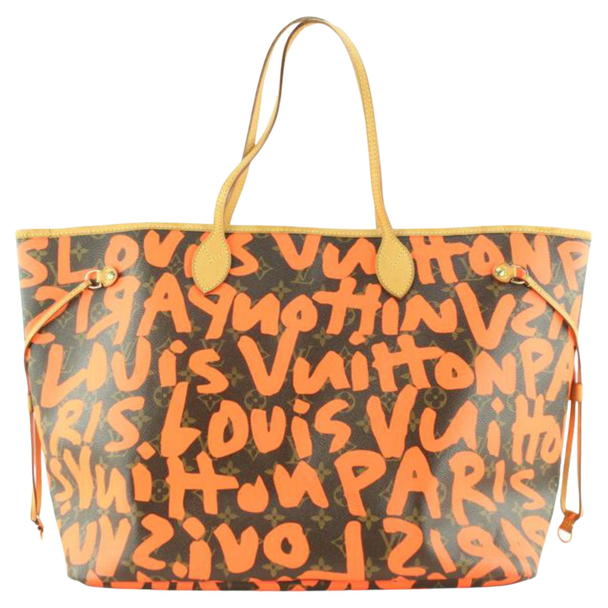 Louis Vuitton Stephen Sprouse Orange Graffiti Neverfull GM Tote 7LVJ1025  For Sale at 1stDibs