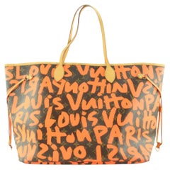 Louis Vuitton Stephen Sprouse Orange Graffiti Neverfull GM Tote 7LVJ1025