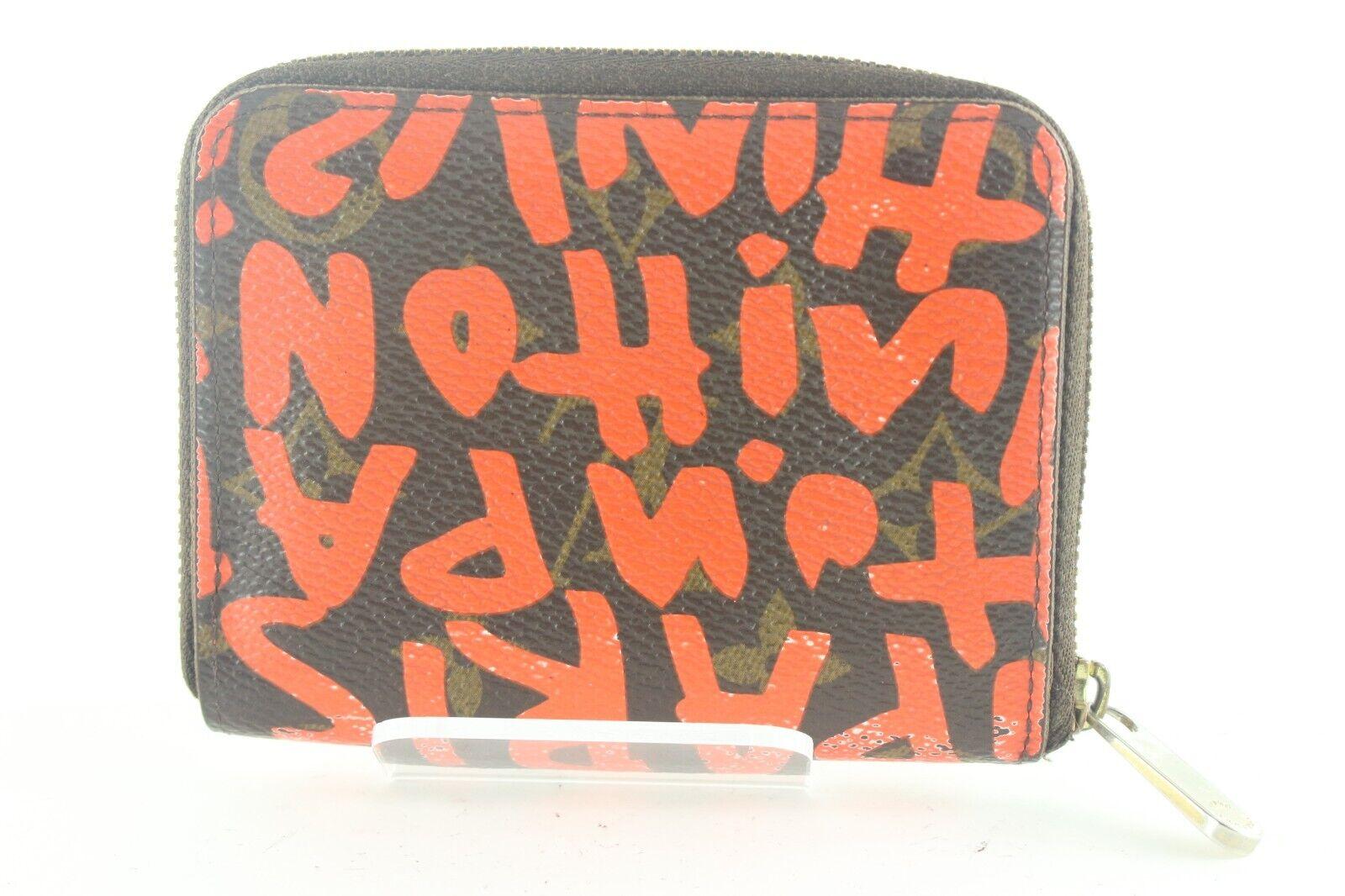 Louis Vuitton Stephen Sprouse Orange Graffiti Geldbörse mit Reißverschluss 5LK720K im Angebot 7