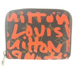 Louis Vuitton Stephen Sprouse Monedero Zippy Graffiti Naranja 5LK720K