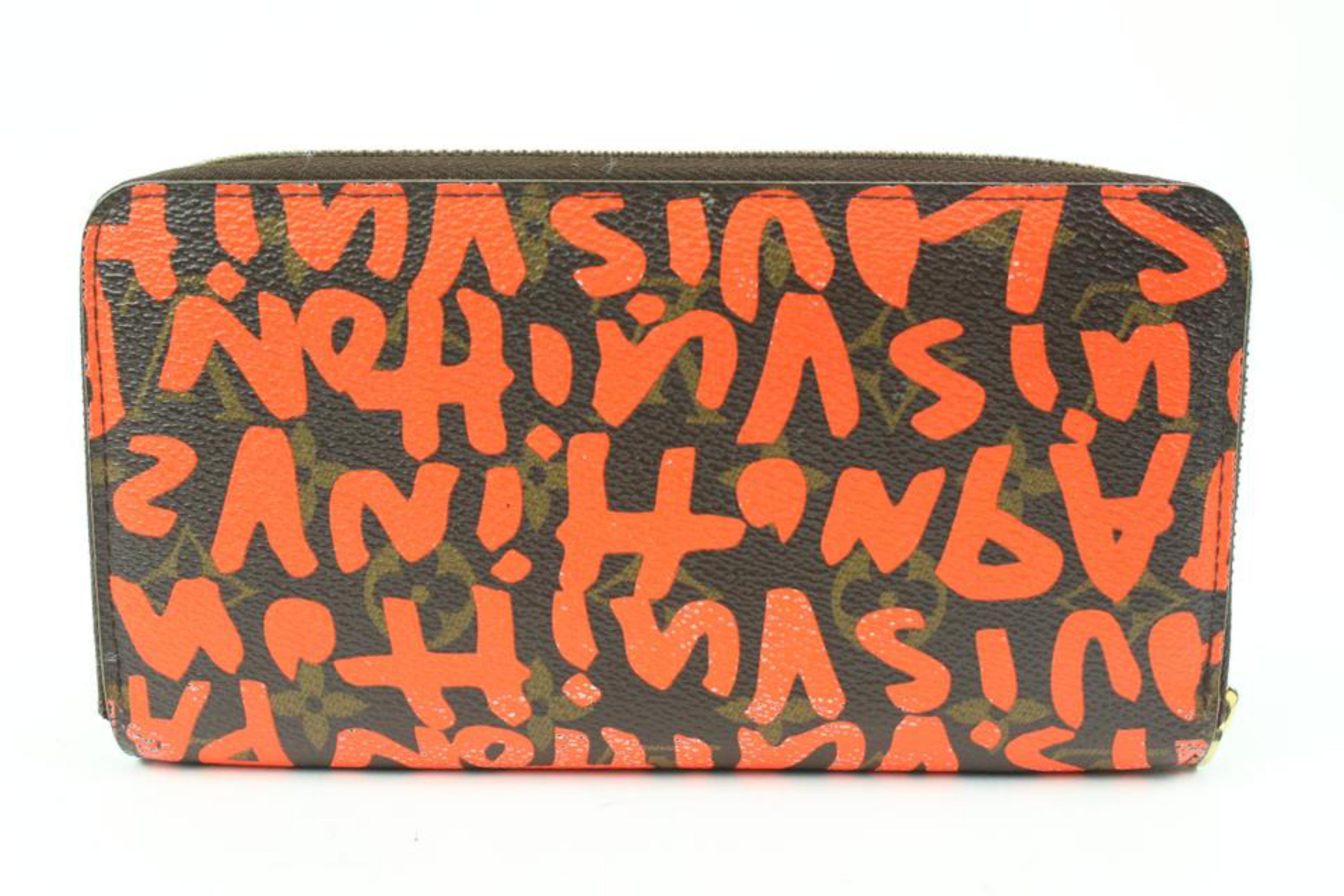 Louis Vuitton Stephen Sprouse Orange Graffiti Zippy Wallet Long Zip Around 118lv For Sale 5