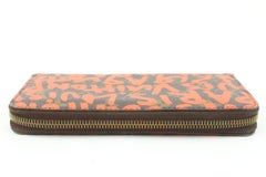 Louis Vuitton Stephen Sprouse Orange Graffiti Zippy Wallet Long Zip Around 118lv