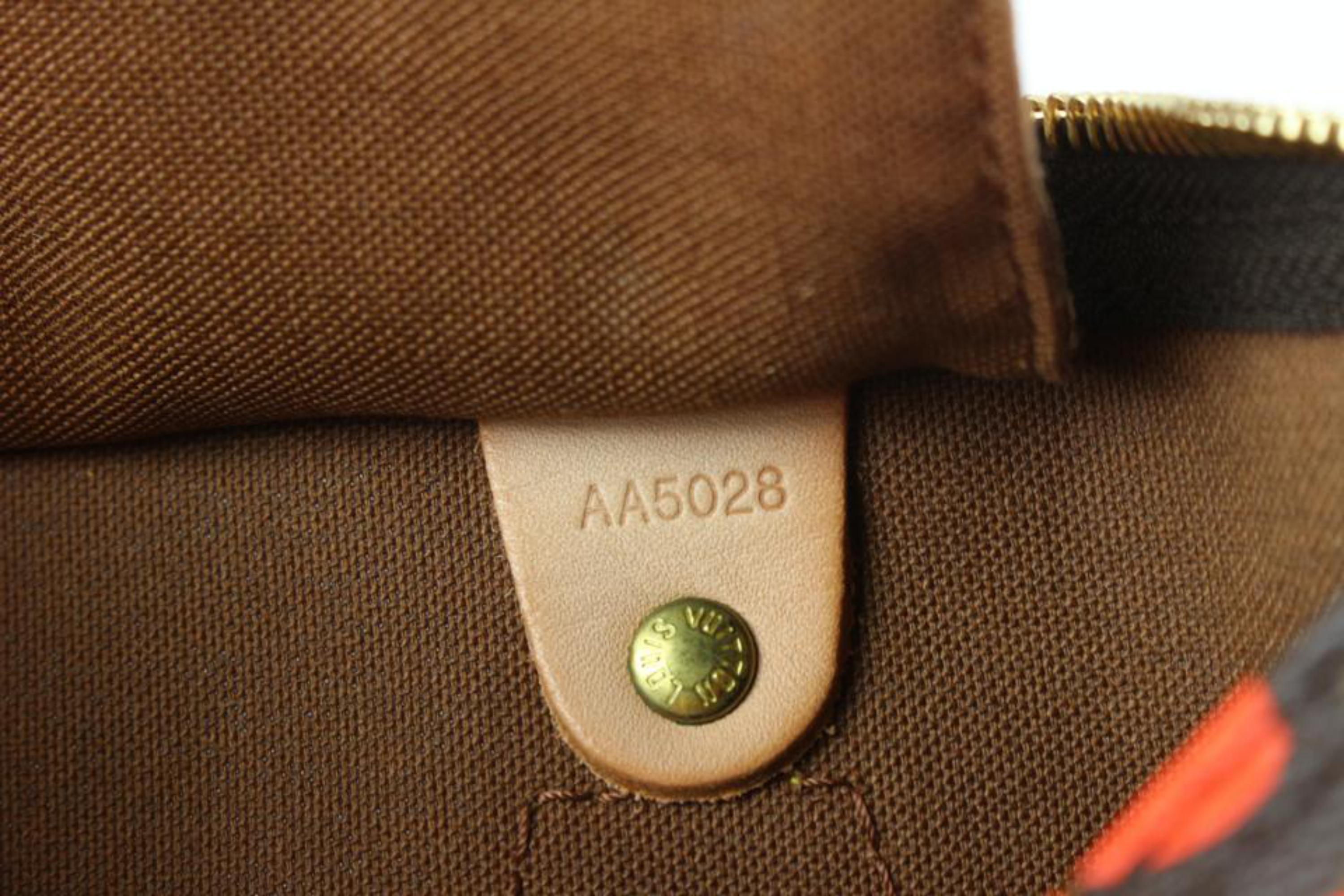 Louis Vuitton Stephen Sprouse Orange Monogram Graffiti Speedy 30 97lu729s 2