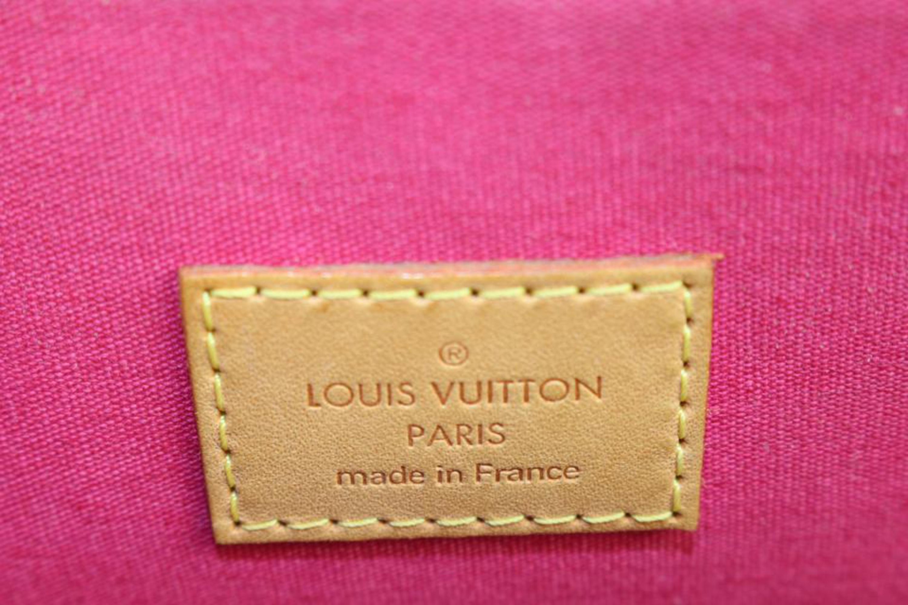 Women's Louis Vuitton Stephen Sprouse Pink Rose Pop Roses Alma MM Vernis 4lk412s