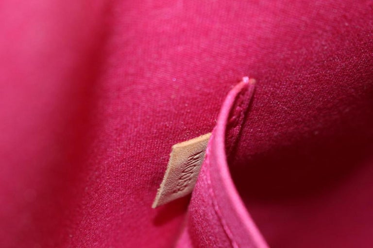 Louis Vuitton Monogram Vernis Alma MM in Rose Pop