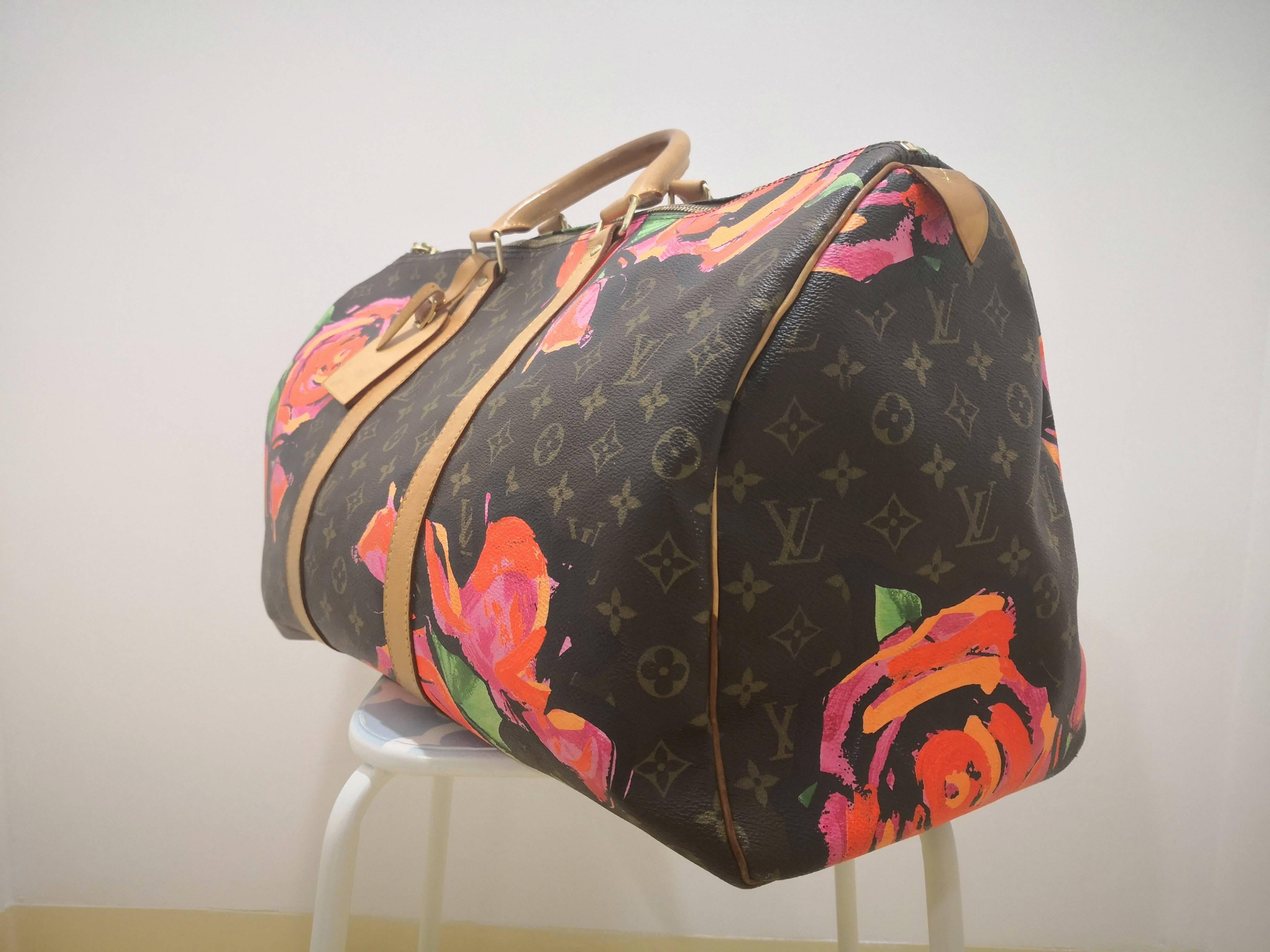 Louis Vuitton Stephen Sprouse Roses Keepall 50 3