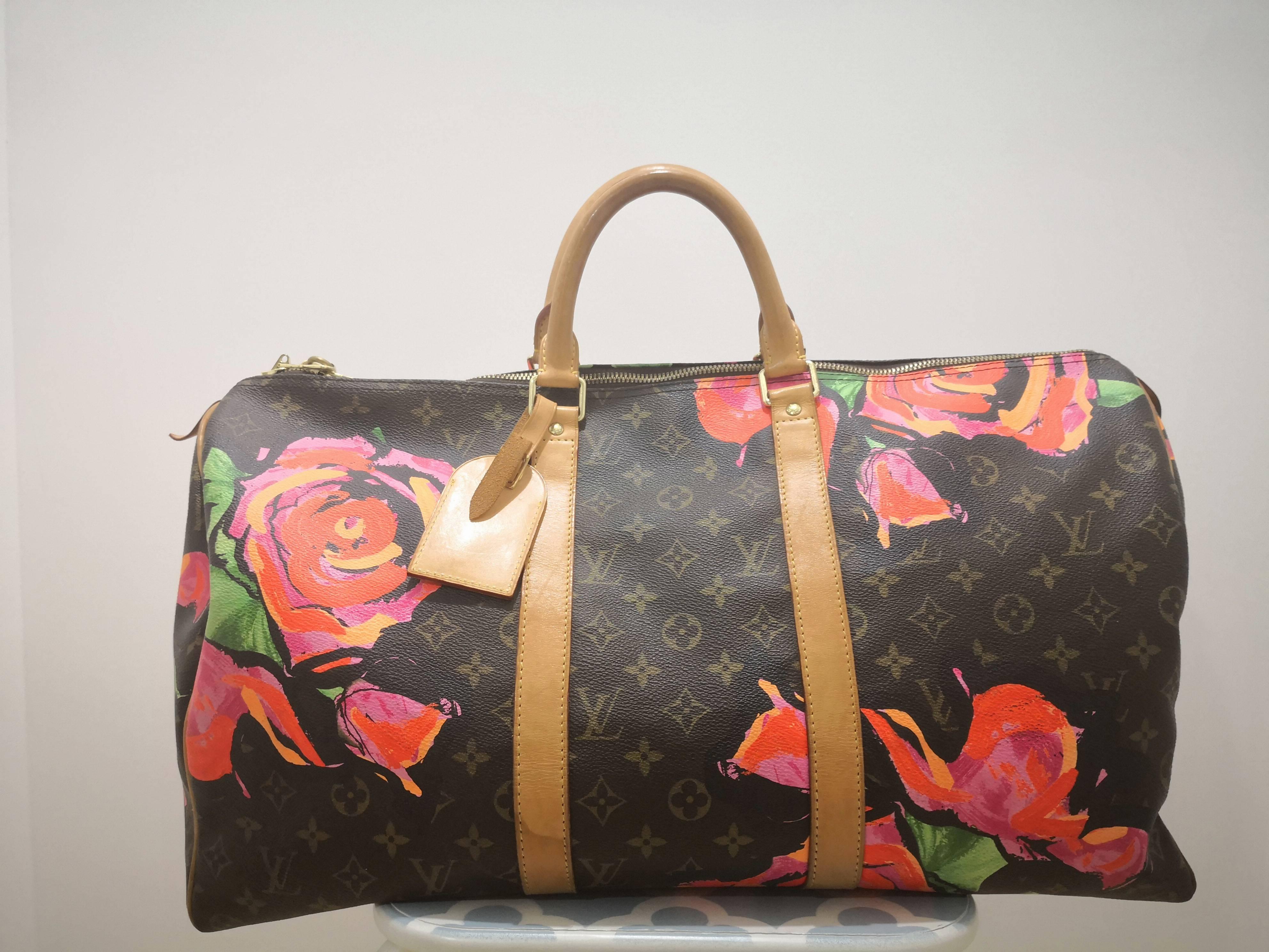 Louis Vuitton Stephen Sprouse Roses Keepall 50 5