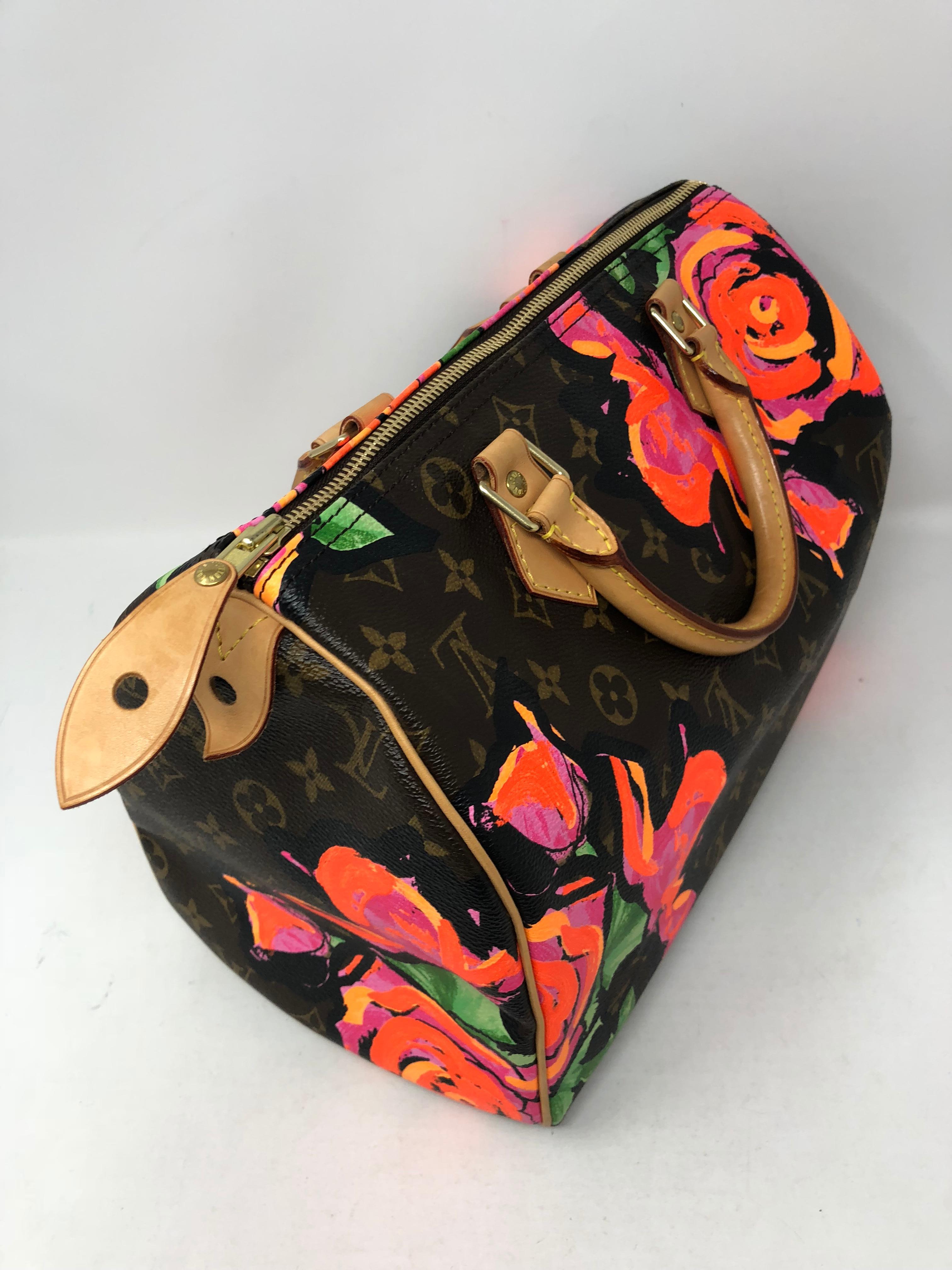 Black Louis Vuitton Stephen Sprouse Roses Speedy 30