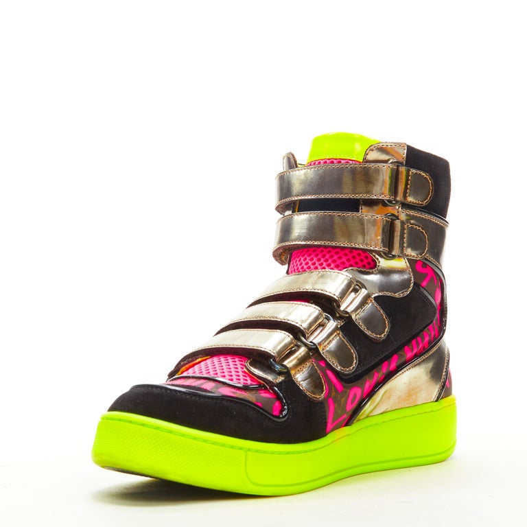 Louis Vuitton Mesh Neon Graffiti Stephen Sprouse High Top Sneakers Size 37  at 1stDibs  louis vuitton graffiti shoes, louis vuitton graffiti sneakers, louis  vuitton stephen sprouse sneakers