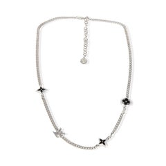 Collana Louis Vuitton con ciondoli a forma di spuntone in argento sterling