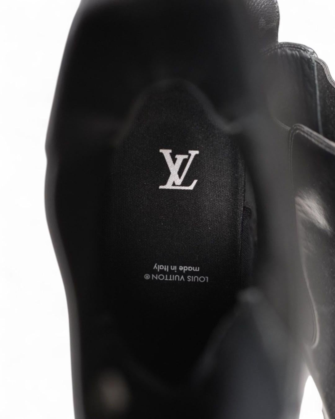 Louis Vuitton Stivaletto Chelsea Barock Nero im Angebot 5