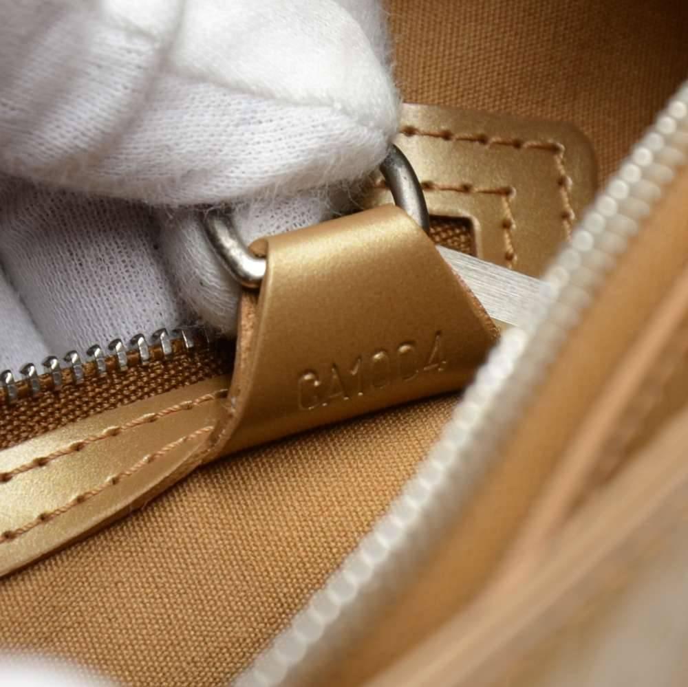Louis Vuitton Stockton Gold Monogram Matt Leather Shoulder Bag 3